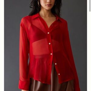 DONNI Silk Buttondown